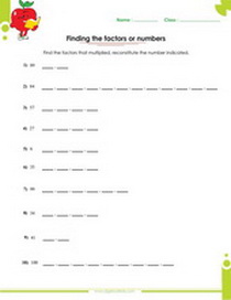 factoring numbers, extracting factors of a number, how to factor number out